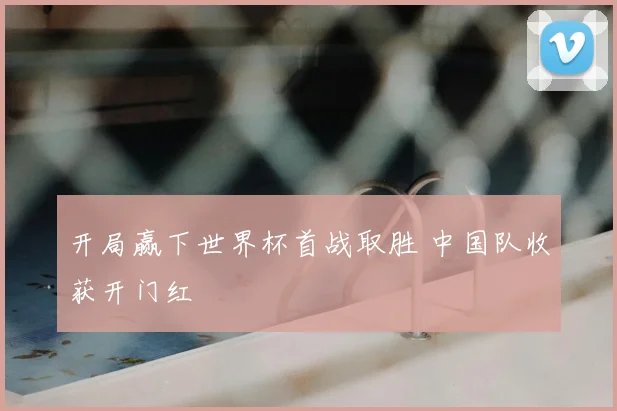 开局赢下世界杯首战取胜 中国队收获开门红