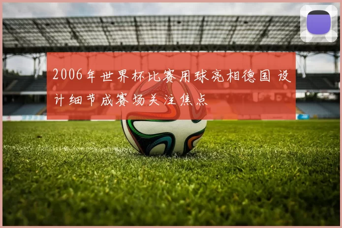 2006年世界杯比赛用球亮相德国 设计细节成赛场关注焦点