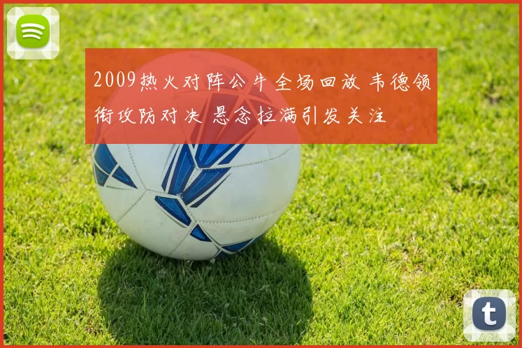 2009热火对阵公牛全场回放 韦德领衔攻防对决 悬念拉满引发关注